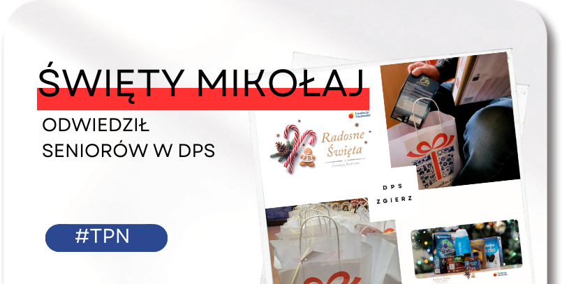 Święty Mikołaj odwiedził seniorów w&nbsp;Domu Pomocy Społecznej 
